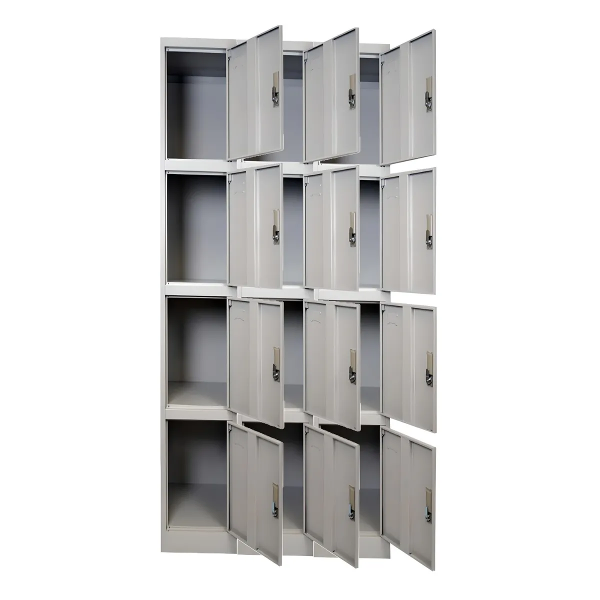 PROCHEF - Locker Casillero Metalico 3 Cuerpos 12 Puertas