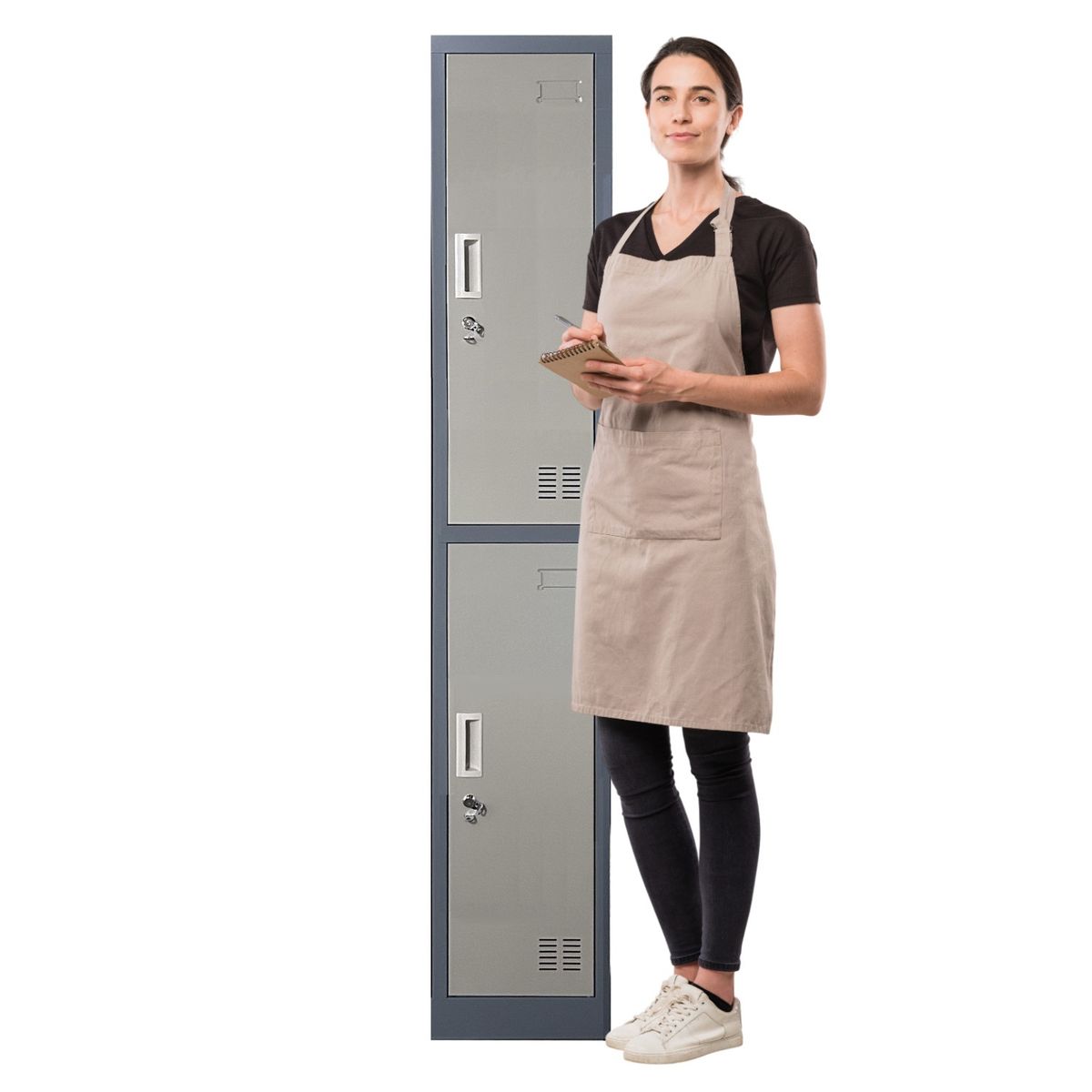 PROCHEF - Locker Casillero Metalico 1 Cuerpo 2 Puertas