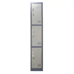 PROCHEF - Locker Casillero Metalico 1 Cuerpo 3 Puertas