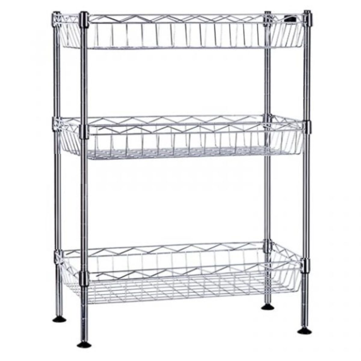 PROCHEF - Estante 3 Canastos 90x45x150 cm. Capacidad 300 kg.