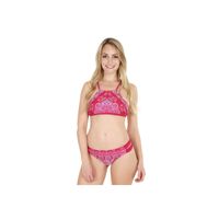 Traje de Baño Bikini High Neck para Mujer Azul
