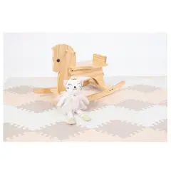 BRIC - Playmat Alfombra de Juegos Bebe Goma Eva RIO BEIGE-GRIS