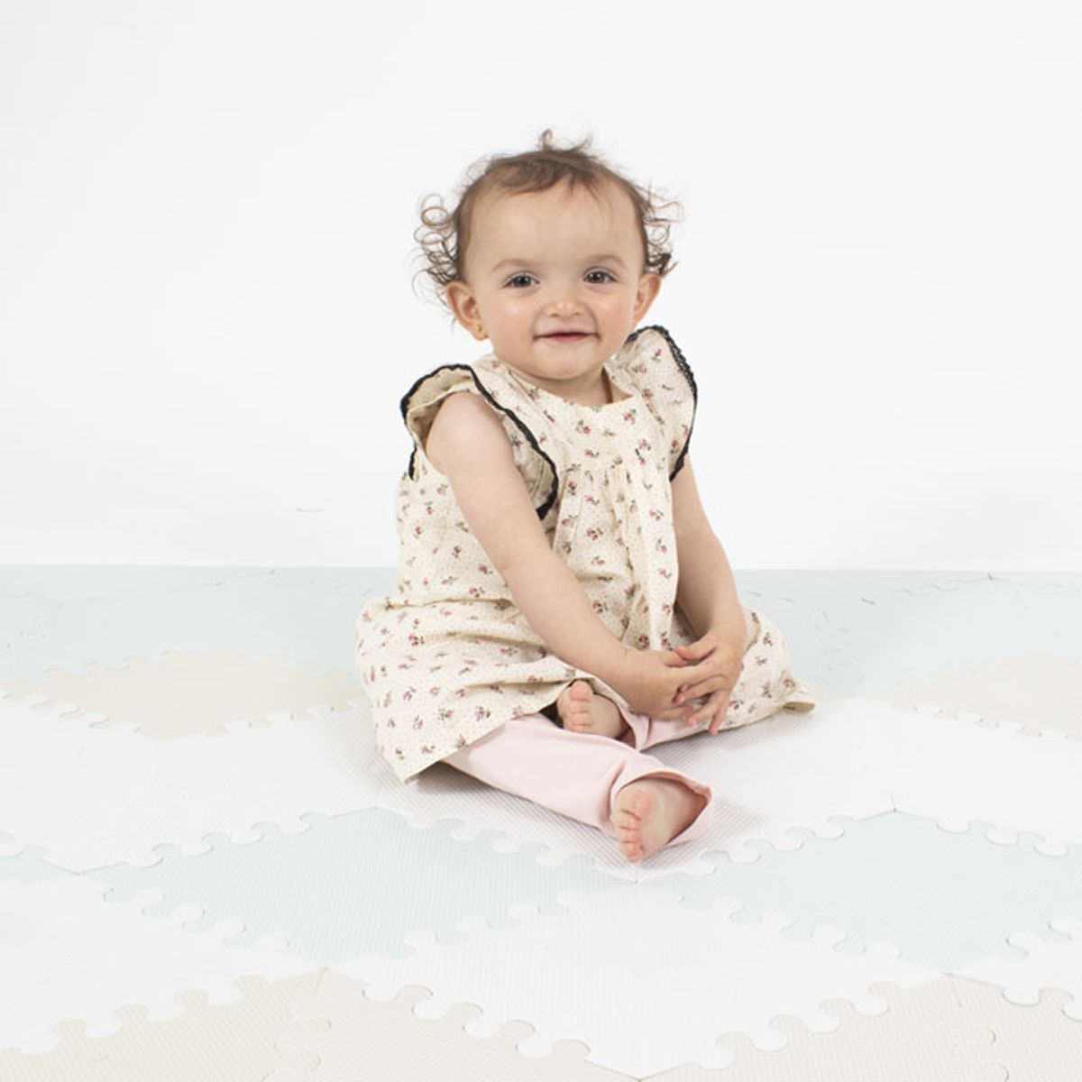 BRIC - Playmat Alfombra de Juegos Bebe Goma Eva RIO  AZUL-GRIS