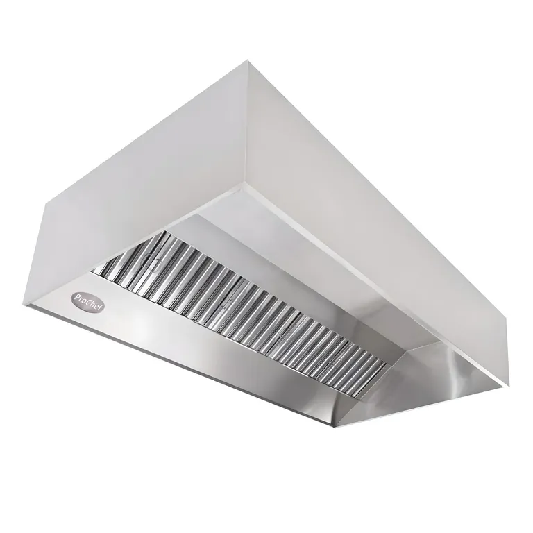 PROCHEF Campana Industrial Mural 2x1 mt. Acero Inoxidable