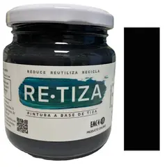 RETIZA - NEGRO PIZARRON 250 grs. Pintura Tizada/Vintage base agua mate