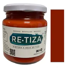 RETIZA - ROJO QUEMADO/BURDEO 250 grs. Pintura Tizada/Vintage base agua mate