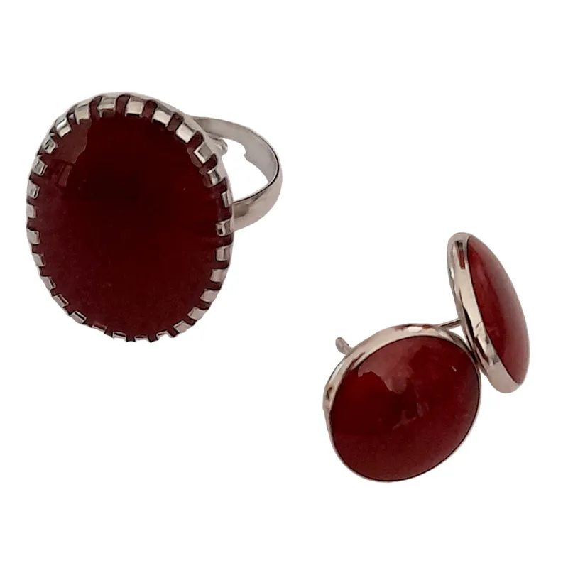 CATHALIFAUDJOYAS - Conjunto resina teñida Cathalifaud Joyas