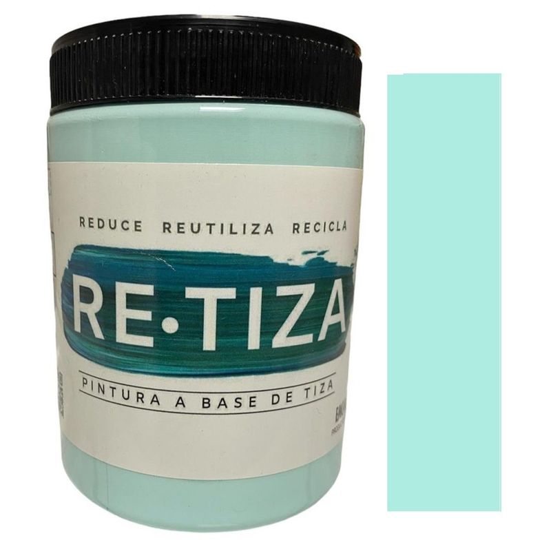 RETIZA - VERDE MENTA  1 kilo. Pintura Tizada/Vintage base agua mate