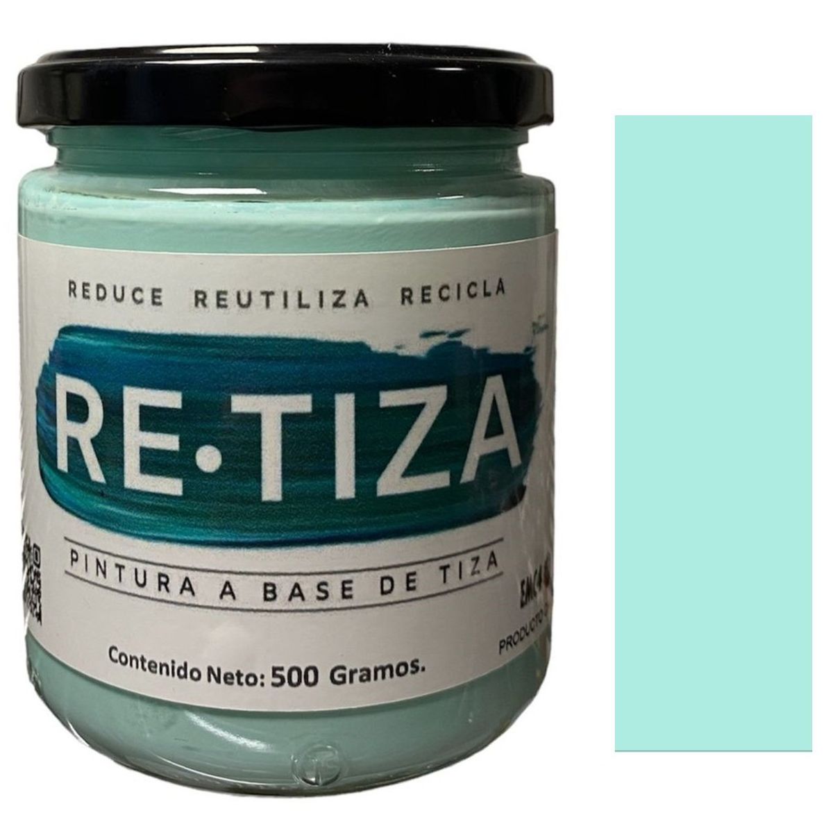 RETIZA - VERDE MENTA 250 grs. Pintura Tizada/Vintage base agua mate