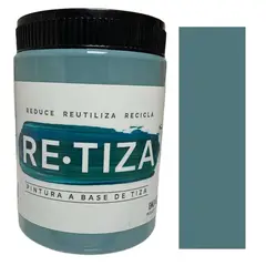RETIZA - TURQUESA 1 kilo. Pintura Tizada/Vintage base agua mate decorativa