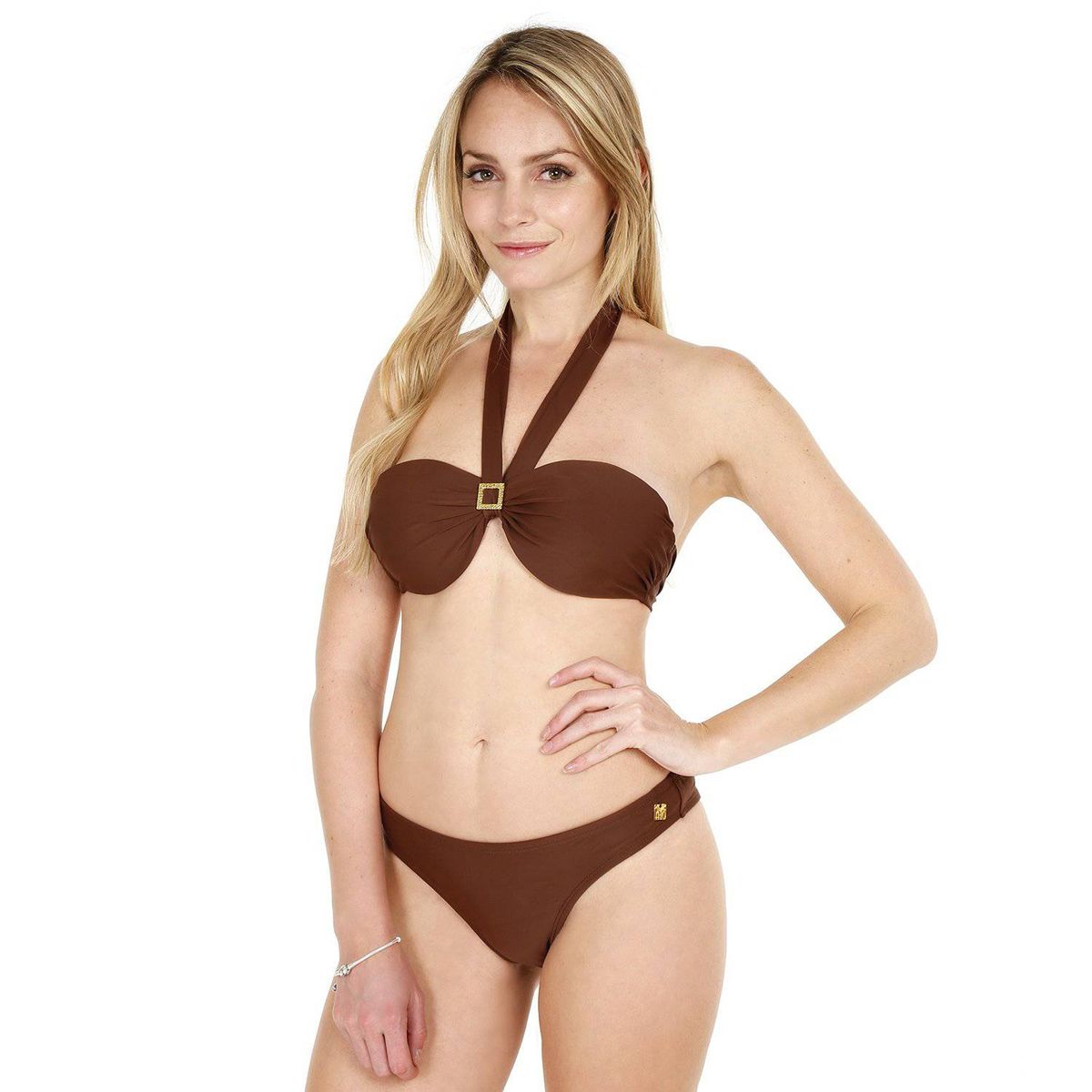 H2O WEAR - Traje de Baño Bikini Mujer Bandeau H2O Wear Café - Café