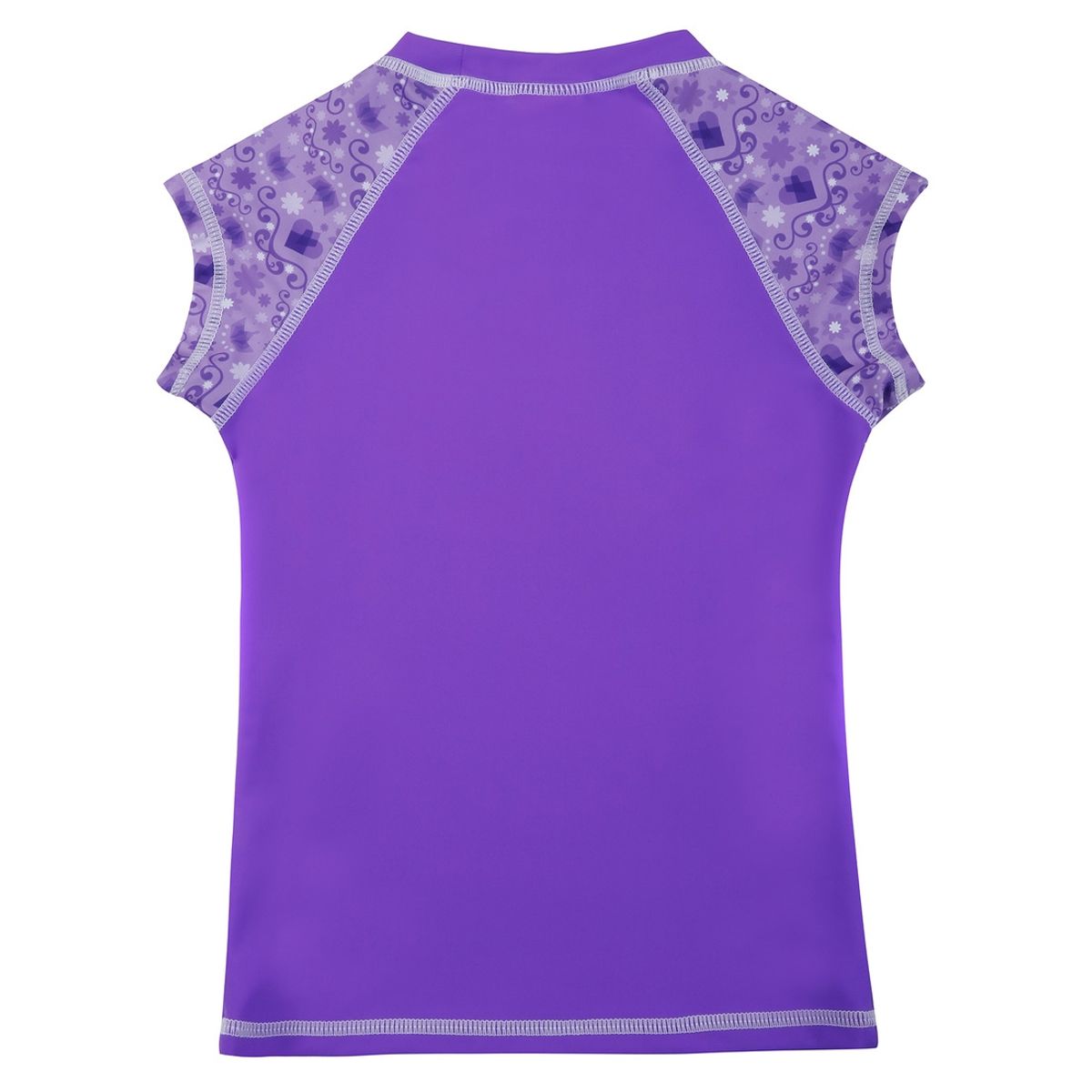 DISNEY - Polera Niña Manga Corta UV 50 Disney Princesas Violeta