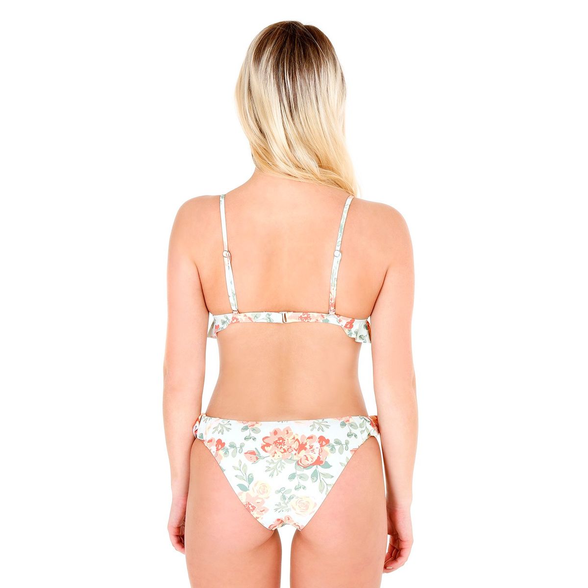 H2O WEAR - Traje de Baño Bikini Mujer con Vuelos H2O Wear Verde - Verde Arlequín