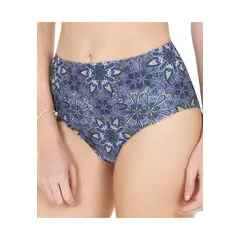 H2O WEAR - Traje de Baño Calzon Alto Mujer Azul