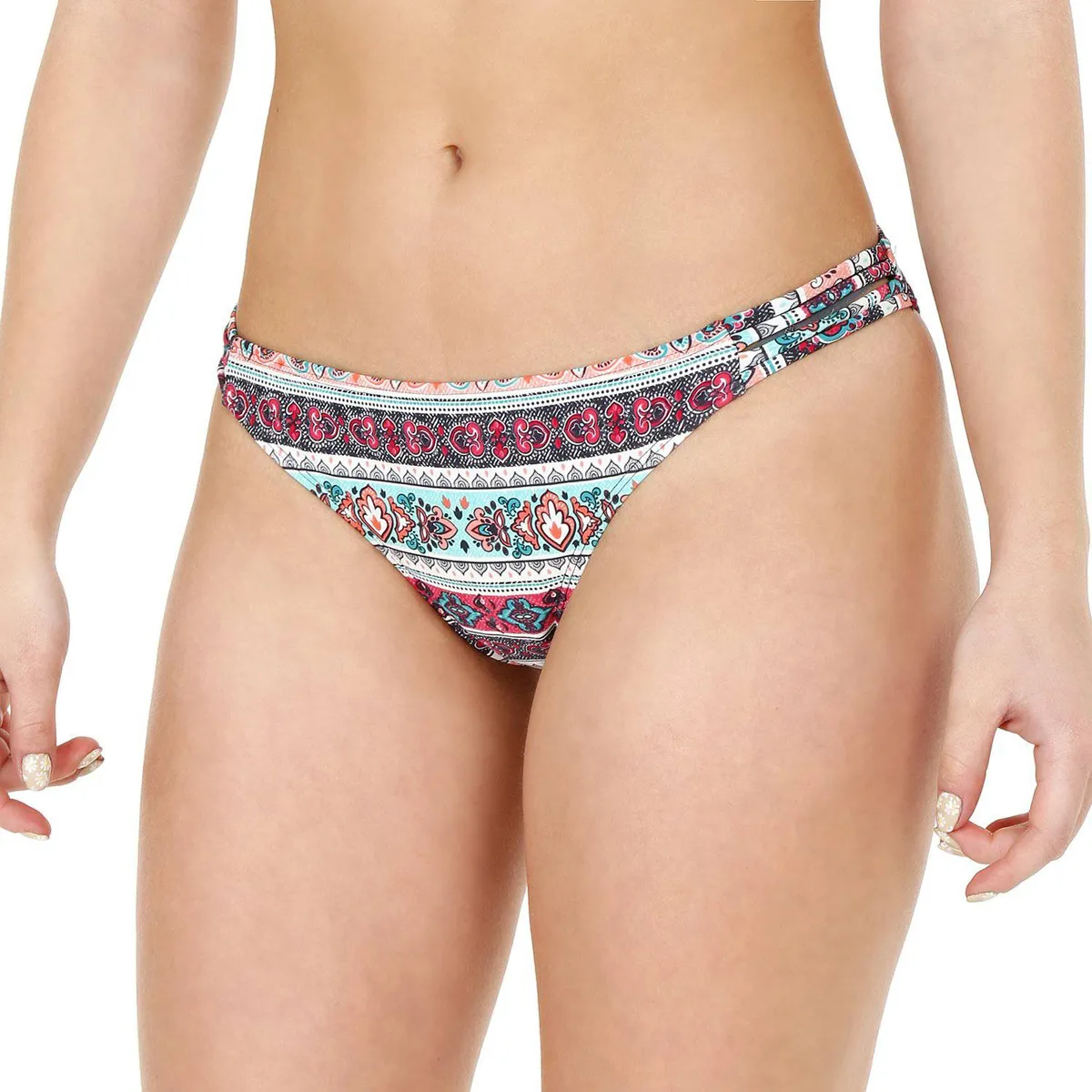 H2O WEAR - Traje de Baño Calzón con Vivos Mujer H2O Wear Violeta - Crema