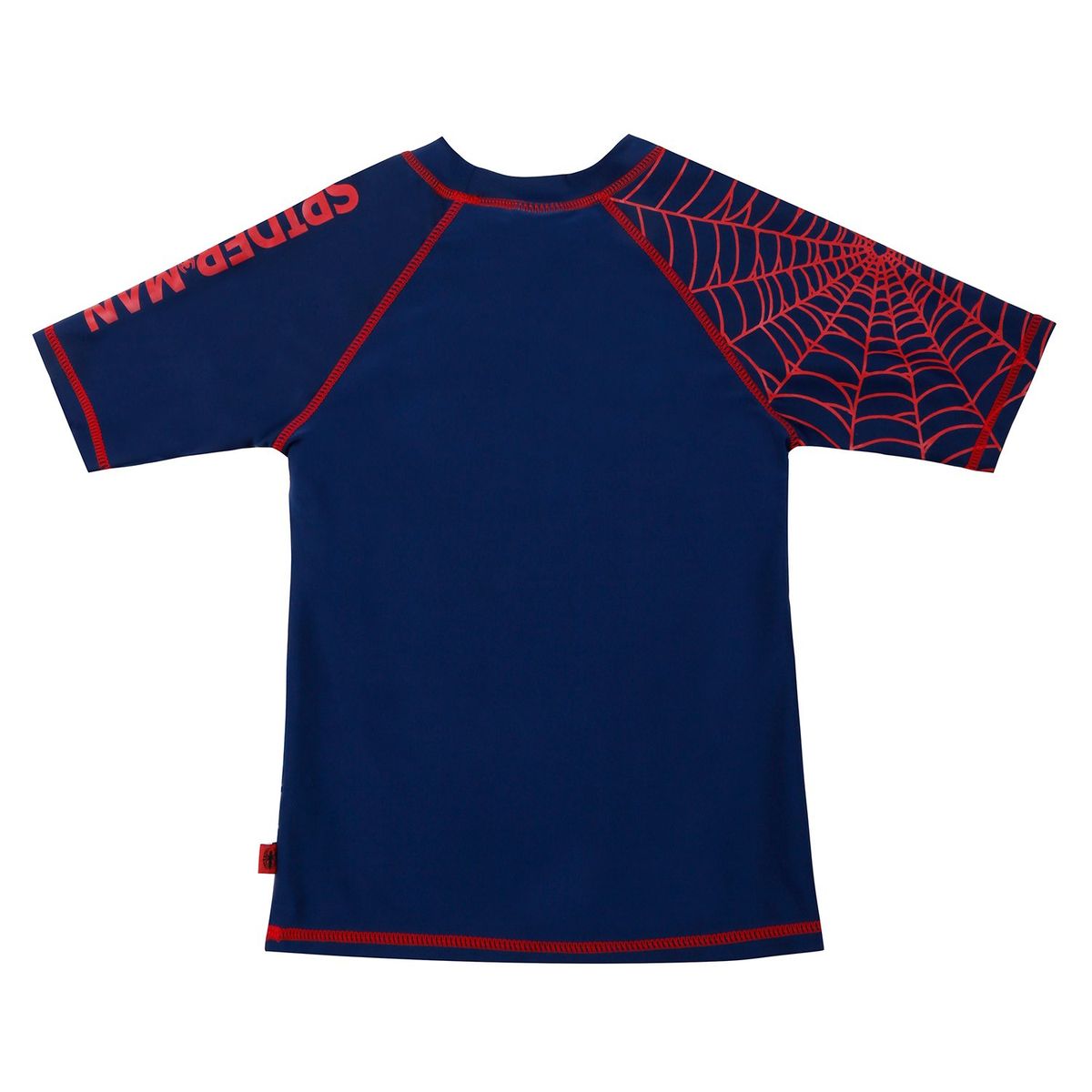 DISNEY - Polera Niño Manga Corta UV 50 Disney Spiderman Turquesa - Azul