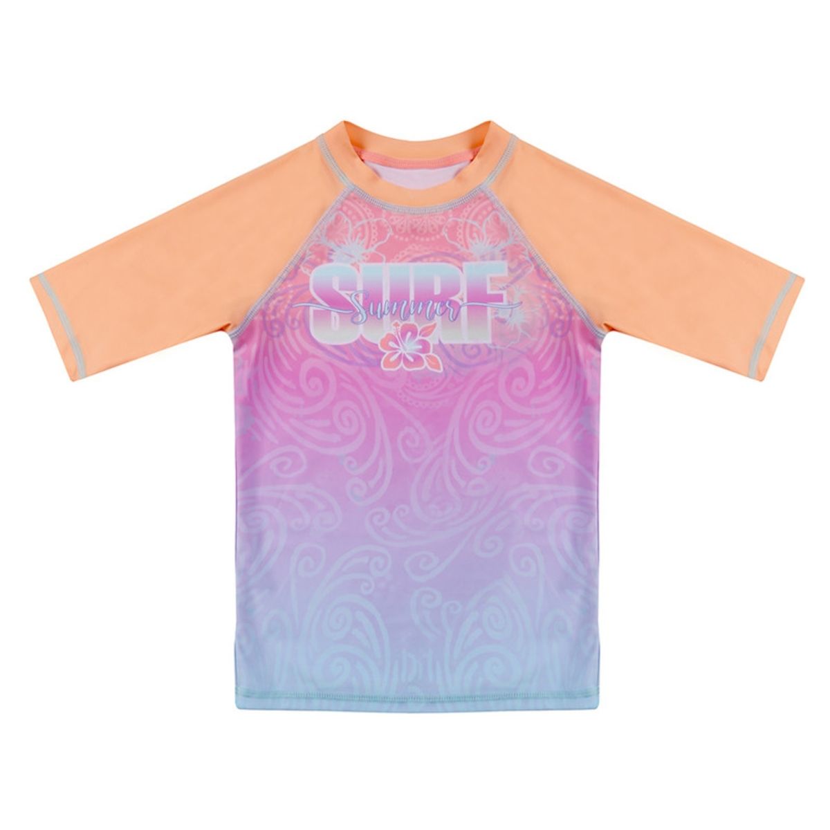 H2O WEAR - Polera Niña Manga Corta UV50 Coral H2O Wear H2O WEAR