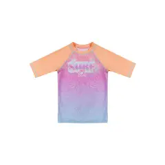 H2O WEAR - Polera Niña Manga Corta UV50 Coral