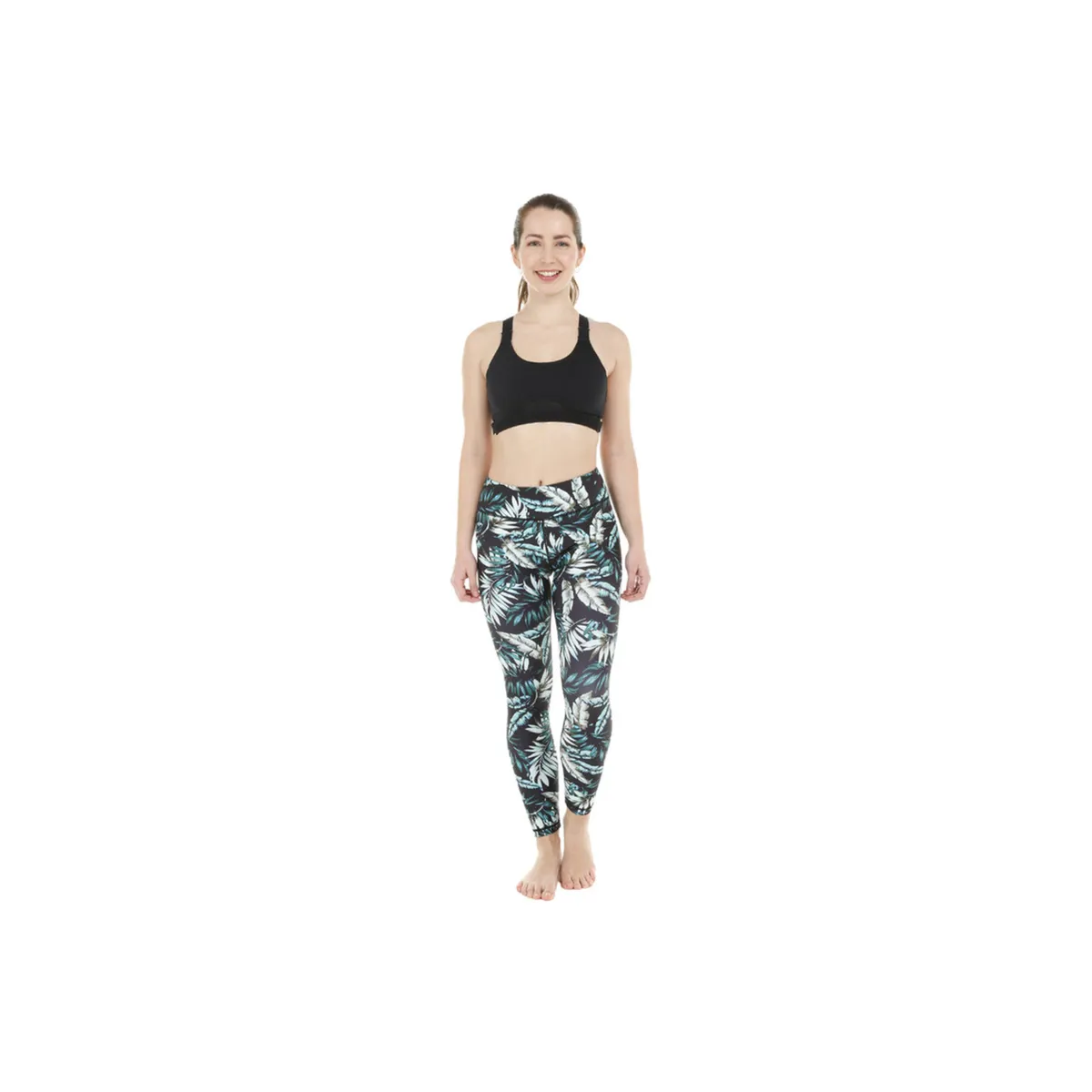 H2O WEAR - Mujer Calza Legging H2O Wear Hojas Verde H2O WEAR