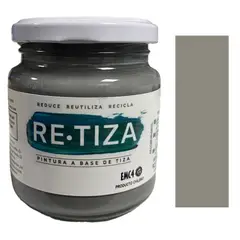 RETIZA - GRIS OSCURO-GRAFITO 250 grs. Pintura Tizada/Vintage base agua mate