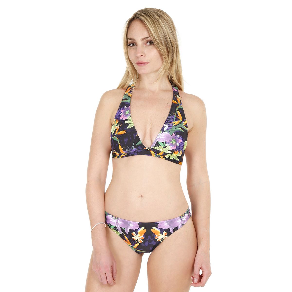 H2O WEAR - Traje de Baño Bikini Halter para Mujer Negro H2O WEAR