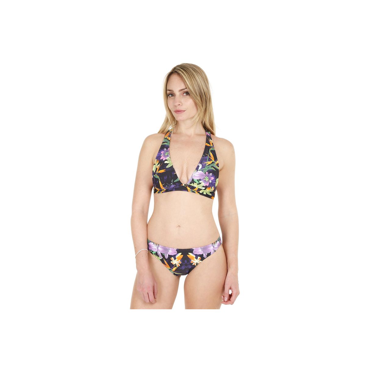 H2O WEAR - Traje de Baño Bikini Halter para Mujer Negro H2O WEAR