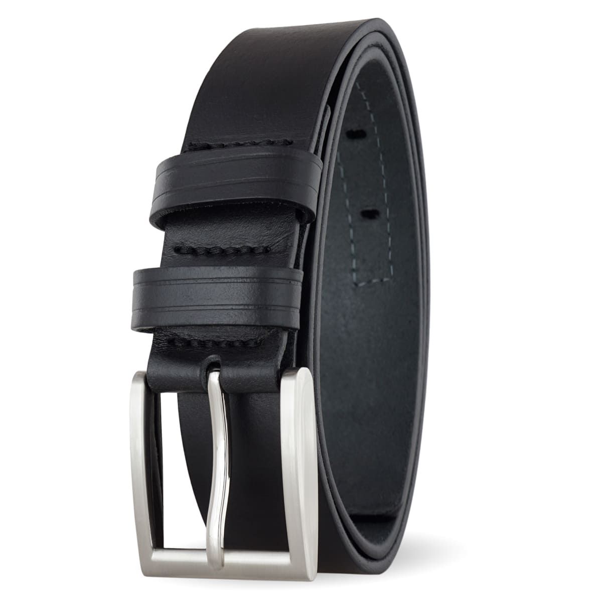 MIURA - Cinturón Cuero Genuino Murat Negro Miura