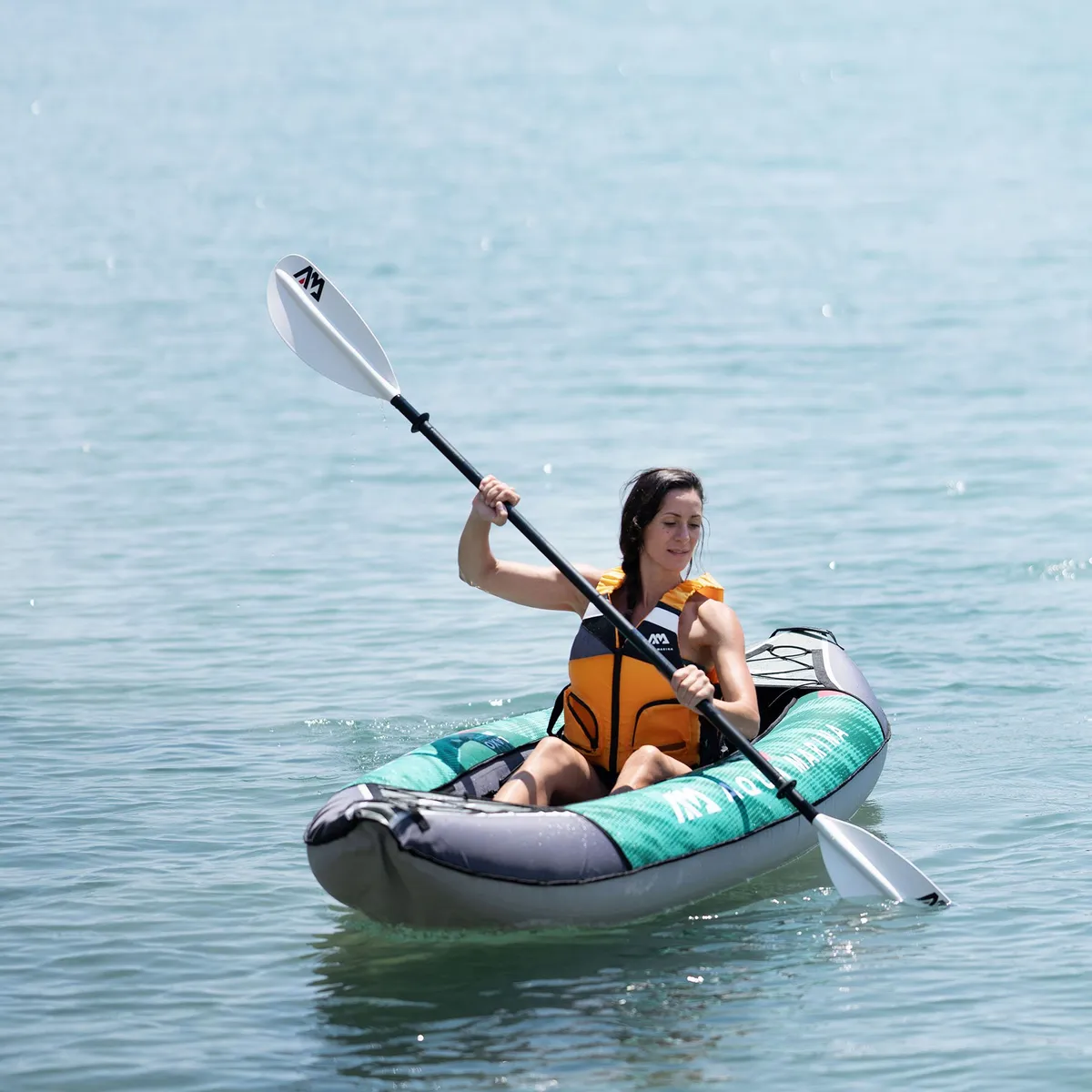 AQUA MARINA - Kayak Inflable / Kayak Laxo 1 persona Aqua Marina_.