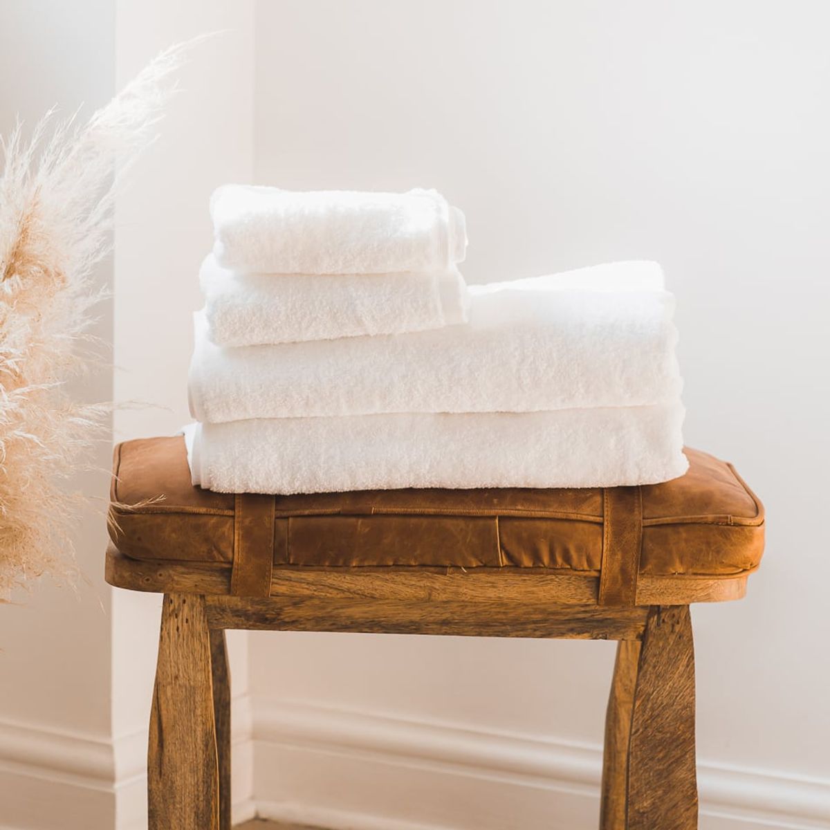 RELAN - Juego de Toallas Blancas