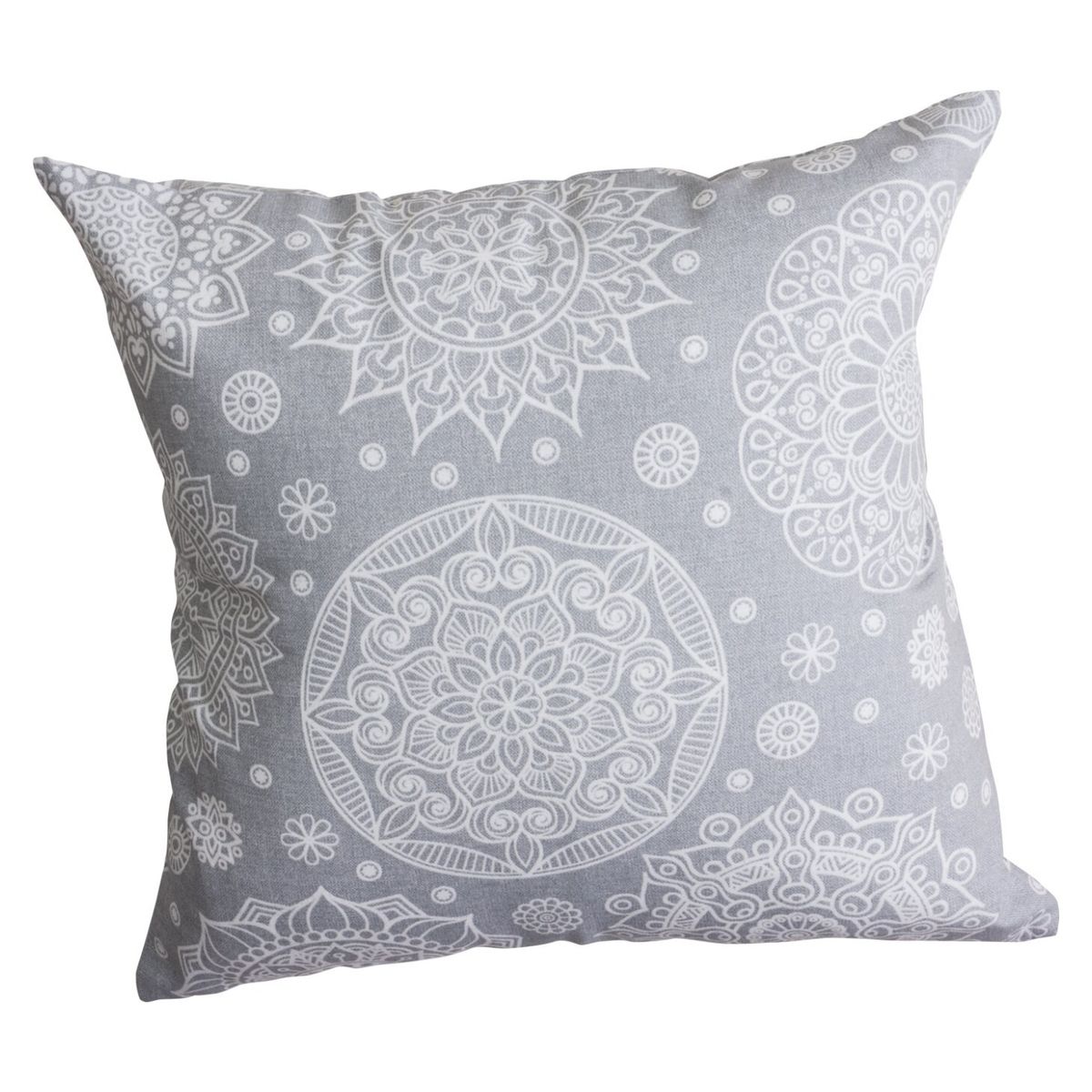 MASEL - Set 2 Cojin Terraza 50 X 50  Lona Jalebi   Gris