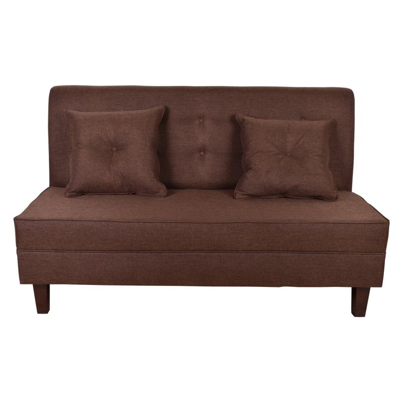 MASEL - Sofá 2 Cuerpos Urbana chocolate 150x80x95