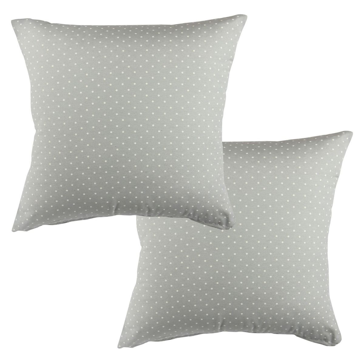 MASEL - Set  2 Cojines Lona Matilde Gris 50 X 50