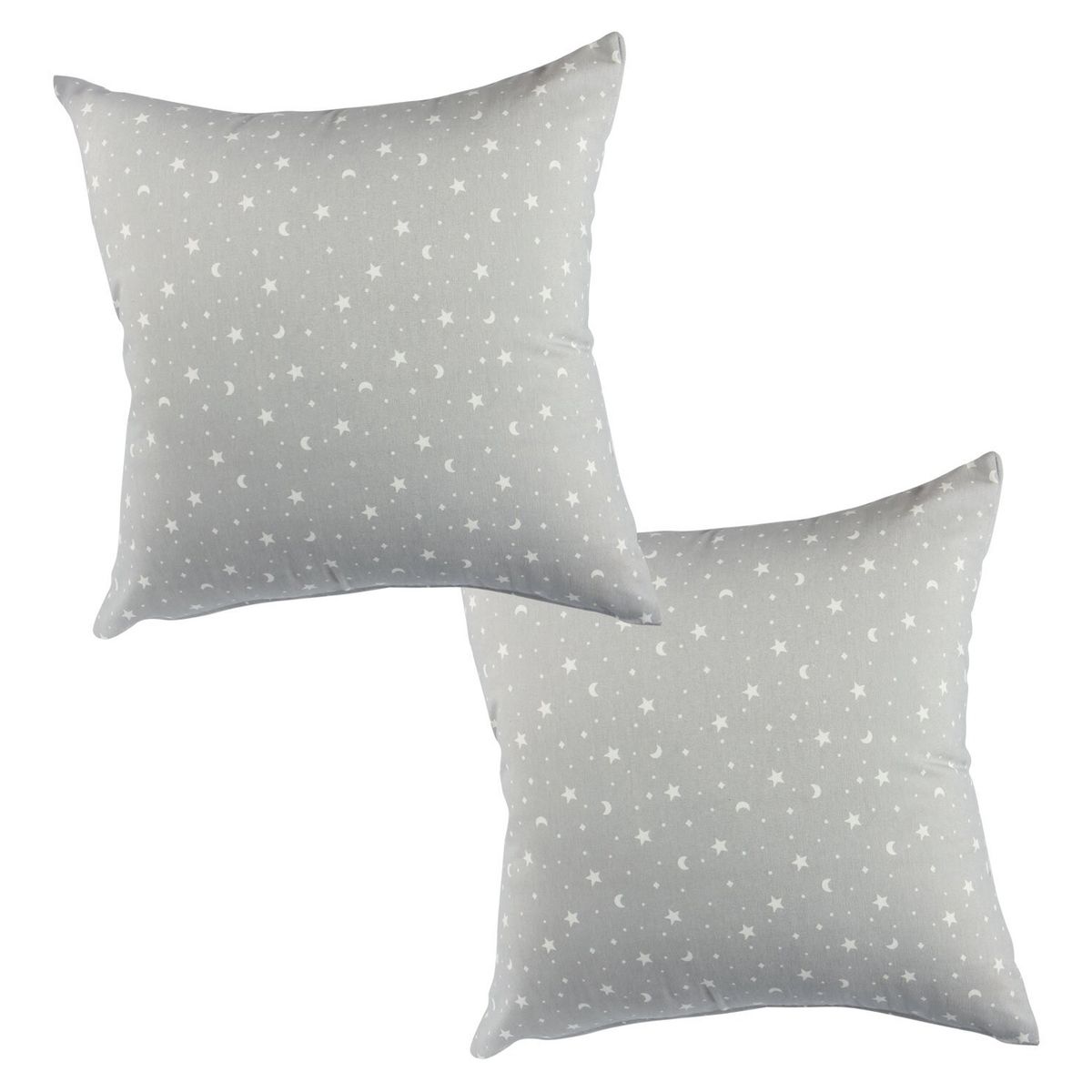 MASEL - Set 2 Cojines Lona Estrellitas  50X50