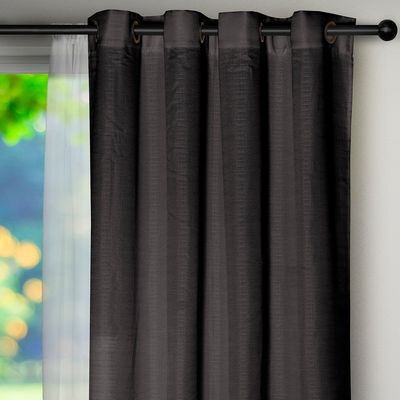 Imagen 2 del producto Set Cortinas Barbara 8 Piezas Gris Osc 140 X225