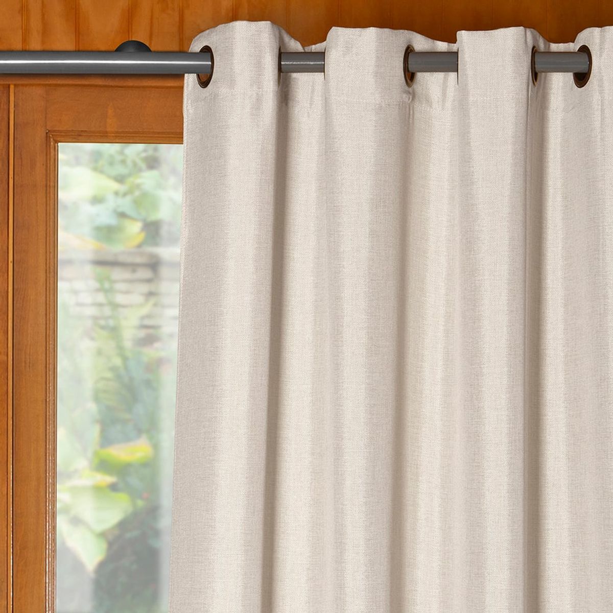 MASEL - Cortina De Ambiente Mati   Blanco 140X225