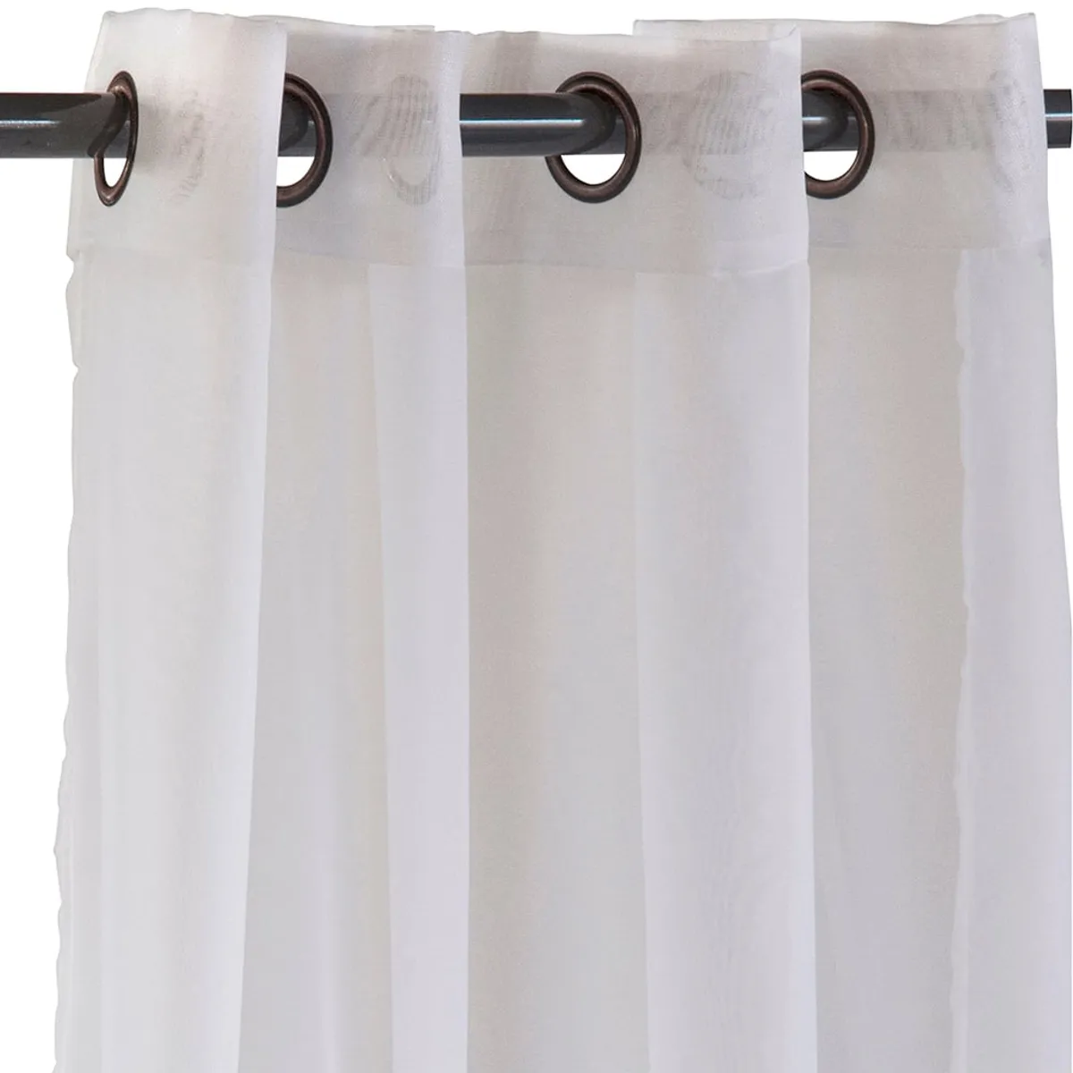 MASEL - Set Gasa  Lisa Argolla  Blanco140X225