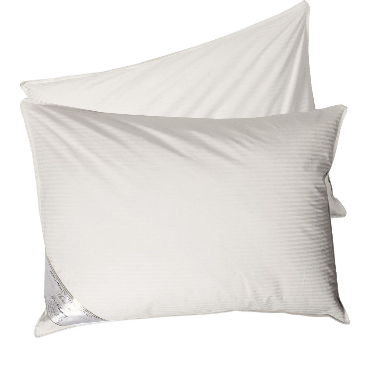 MASEL - Set 2 almohadas pluma natural florentino 50 x 90.