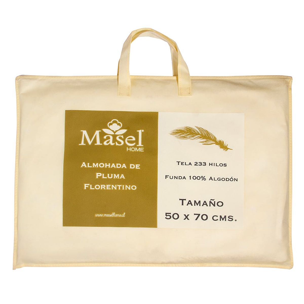 MASEL - Almohada  Pluma 50x70  Florentino MASEL.
