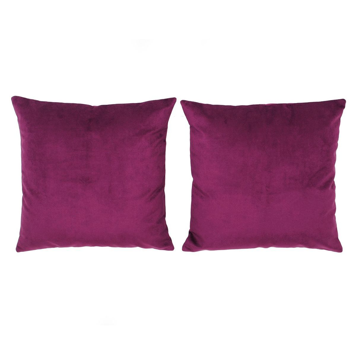 MASEL - Set 2 Cojínes Felpa Velvet Obispo