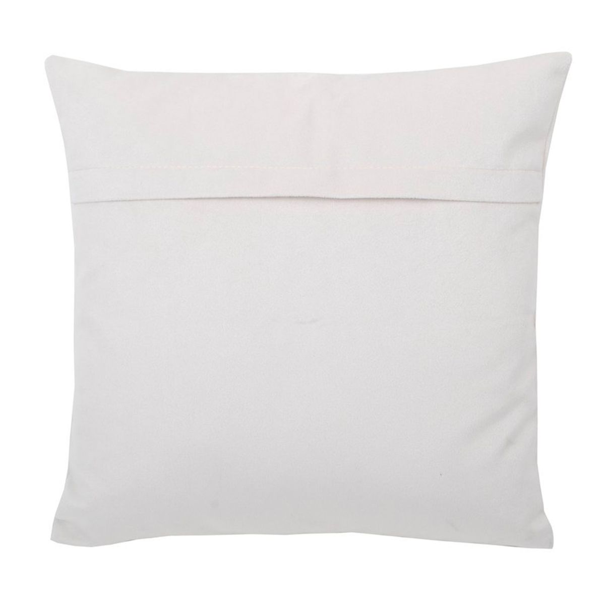 MASEL - Set 2 Cojínes Felpa Velvet Ivory