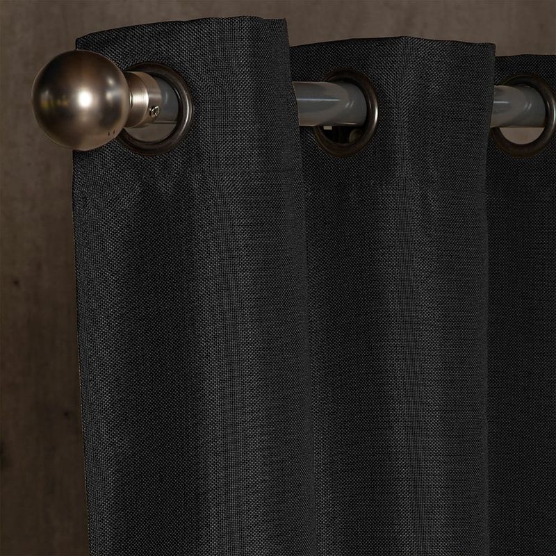 MASEL - Cortina De Ambiente Mati Negro 140x225