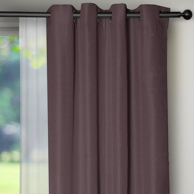 Imagen 2 del producto Set Cortina Yasmin 8 Pzas 140 X 225 tela chocolate