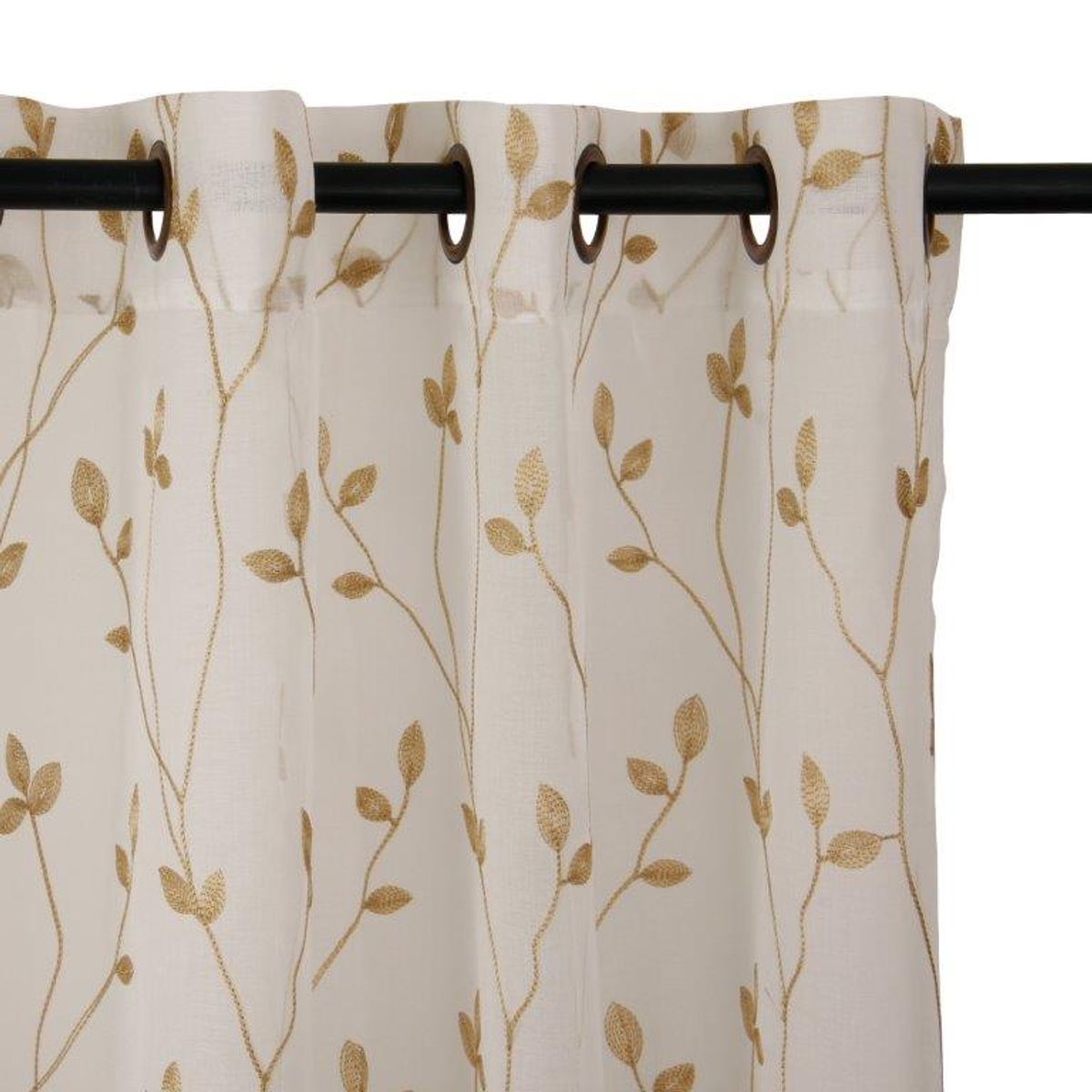 MASEL - Set  Velo Teresita  Bordado Beige 140 X 225 Cm