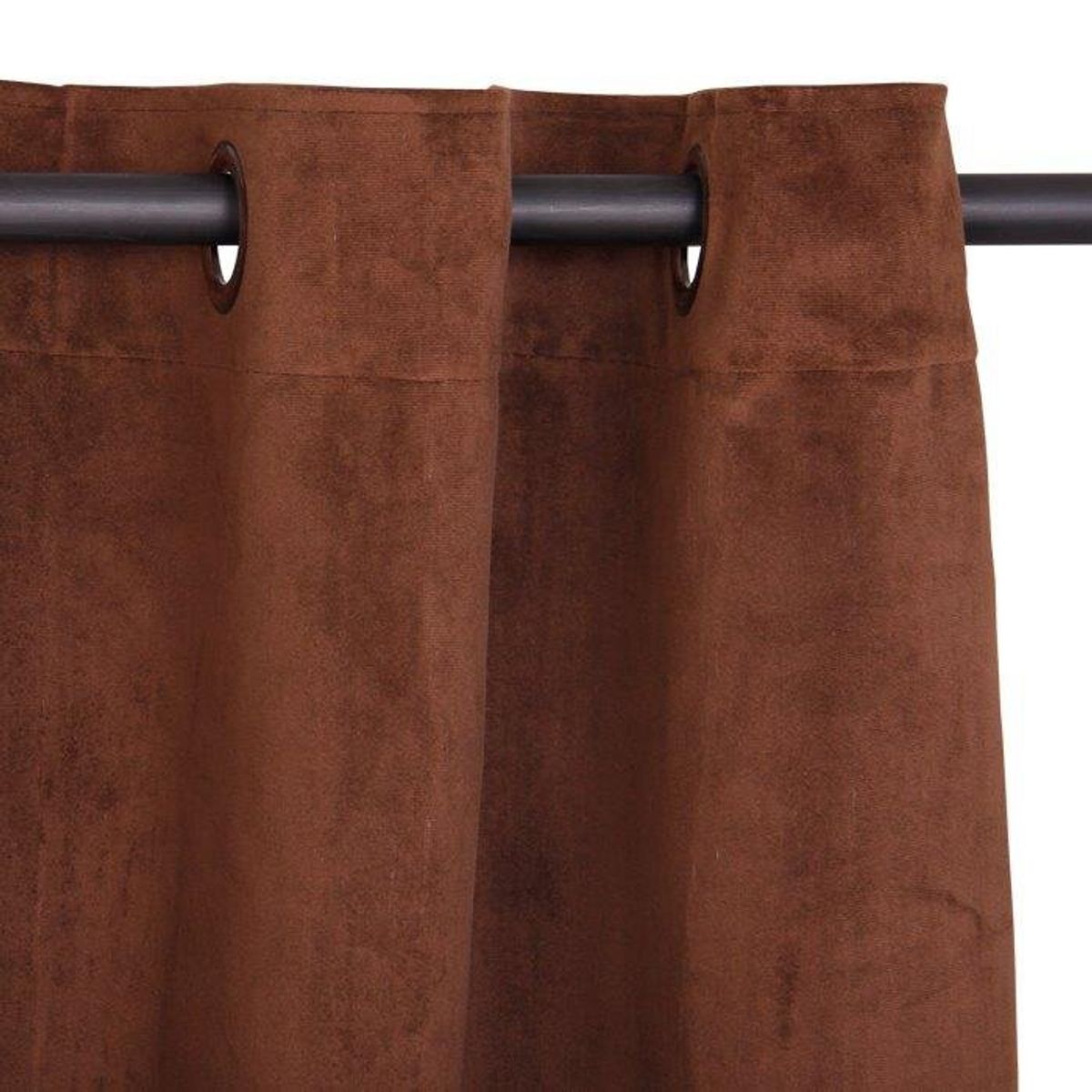 MASEL - Cortina Felpa New Velvet Chocolate 140 X220