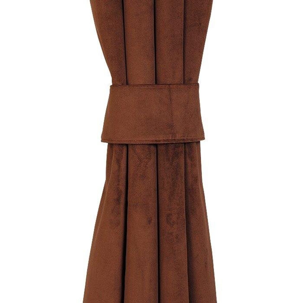 MASEL - Cortina Felpa New Velvet Chocolate 140 X220