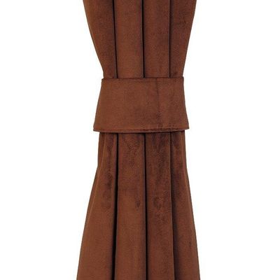 Imagen 2 del producto Cortina Felpa New Velvet Chocolate 140 X220