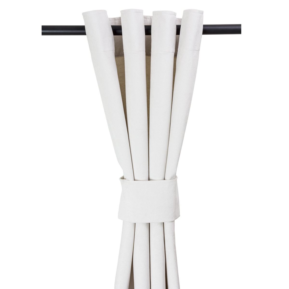 MASEL - Cortina Felpa New Velvet Ivory 140 X220