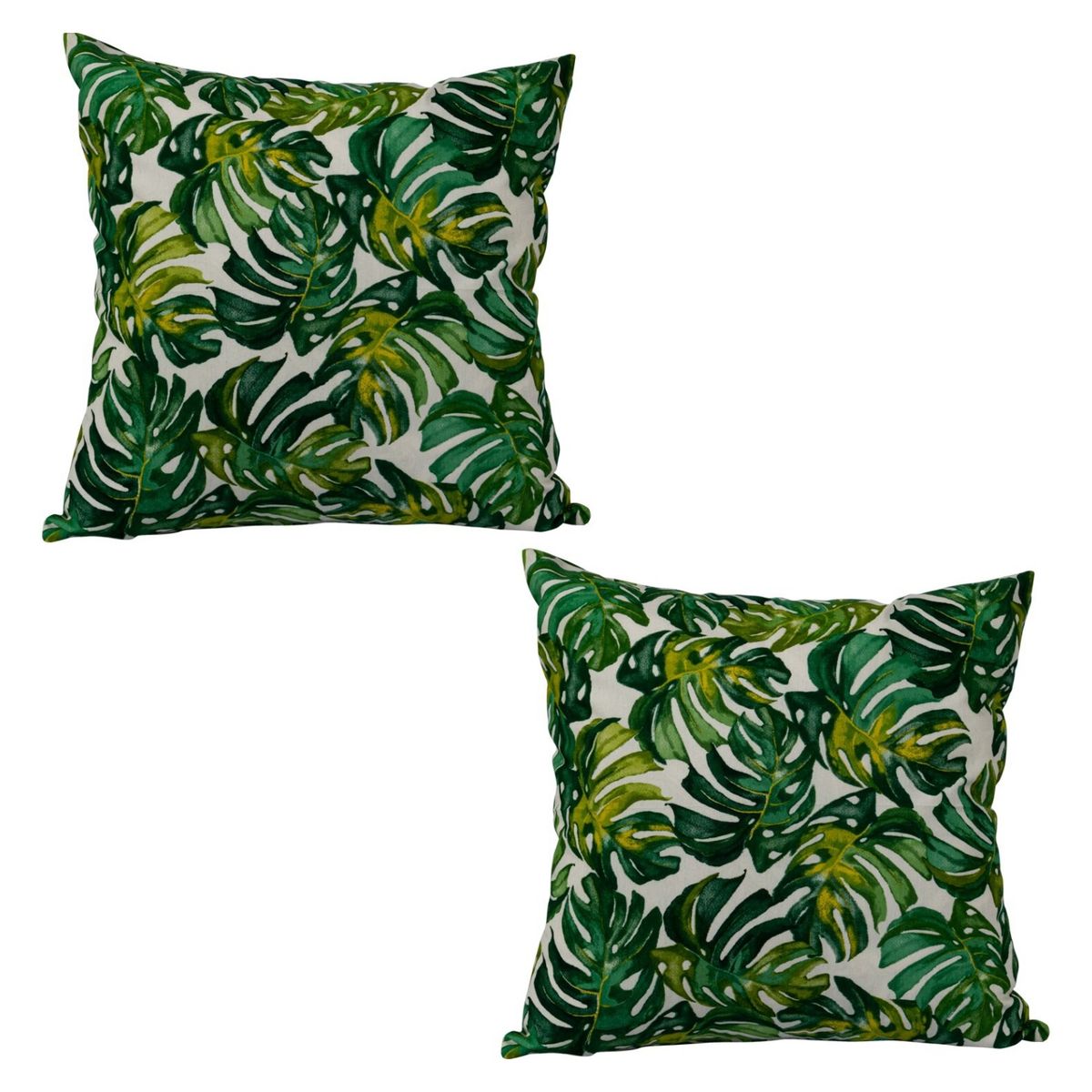 MASEL - Set 2  Cojines Lona Española Maldiva  Verde 50X50