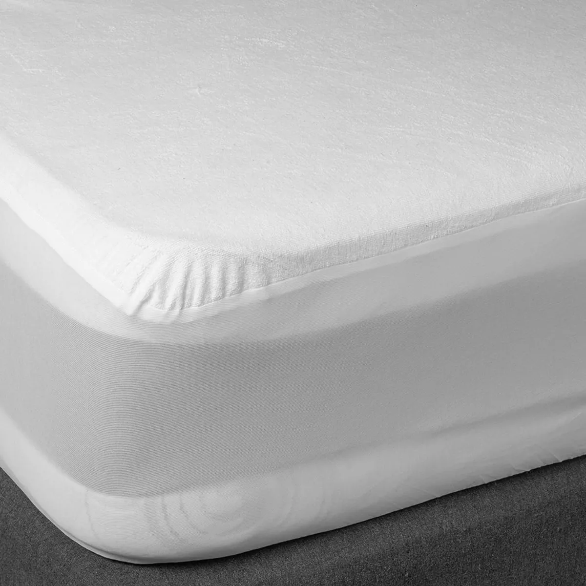 MASEL - Cubre Colchón Terry 1.5 Pl Tela Repelente al  Agua  y c/fuelle