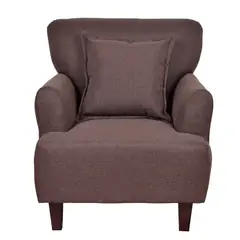 MASEL - Poltrona York  Tela Chocolate 75X55x92